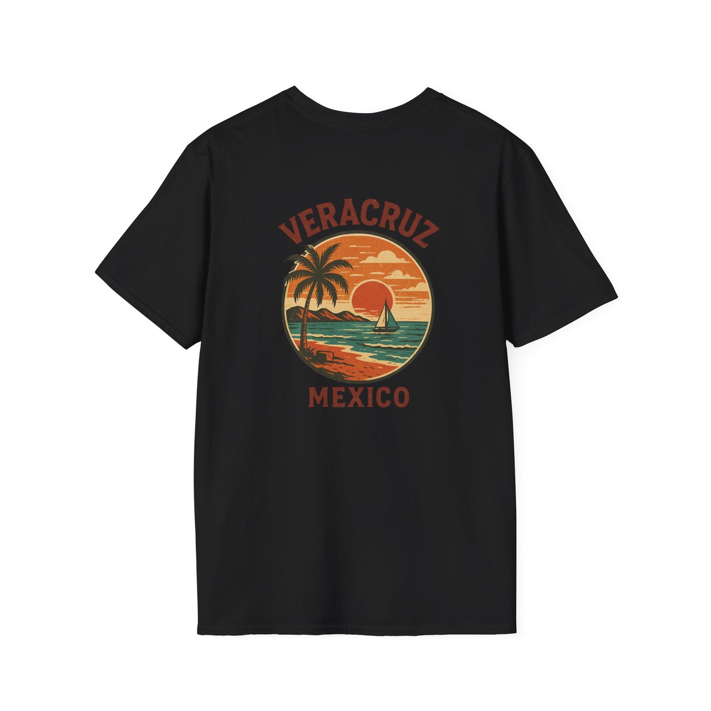 Veracruz Retro Coastline Tee Colored