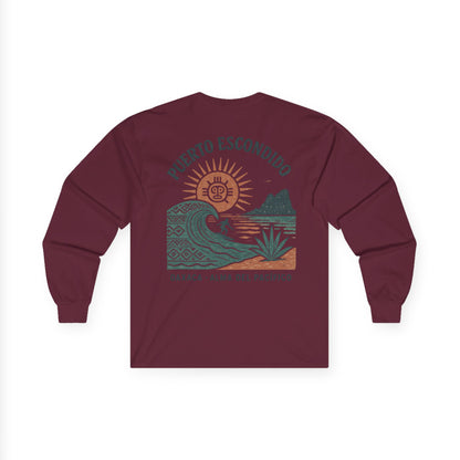 Escondido Retro Vibes Long Sleeve Tee Colored
