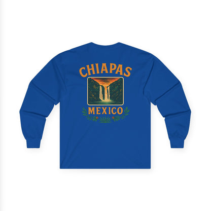 Retro Falls of Chiapas Long Sleeve Tee