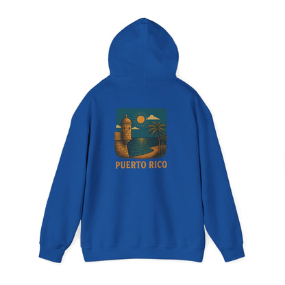 Puerto Rico Retro Sunset Hoodie