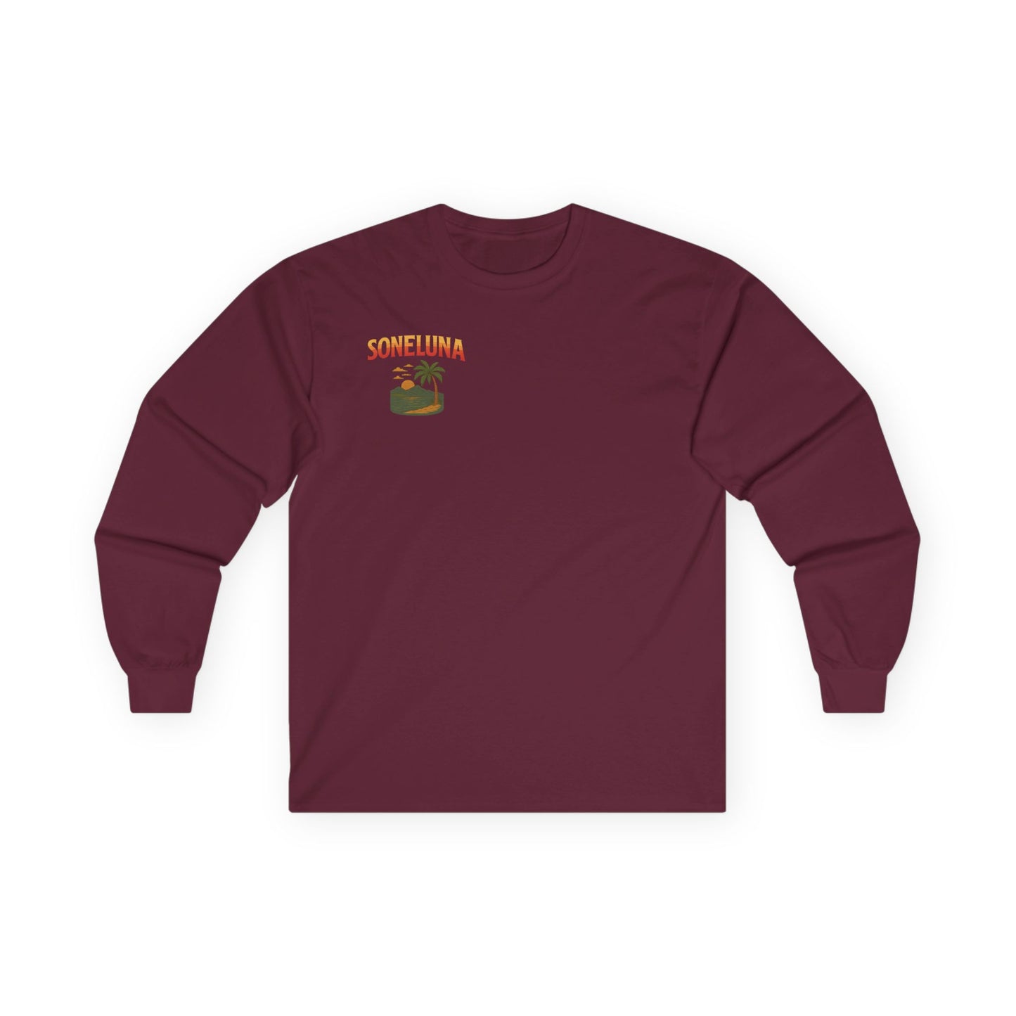 Puerto Rico Retro Sunset Long Sleeve Tee