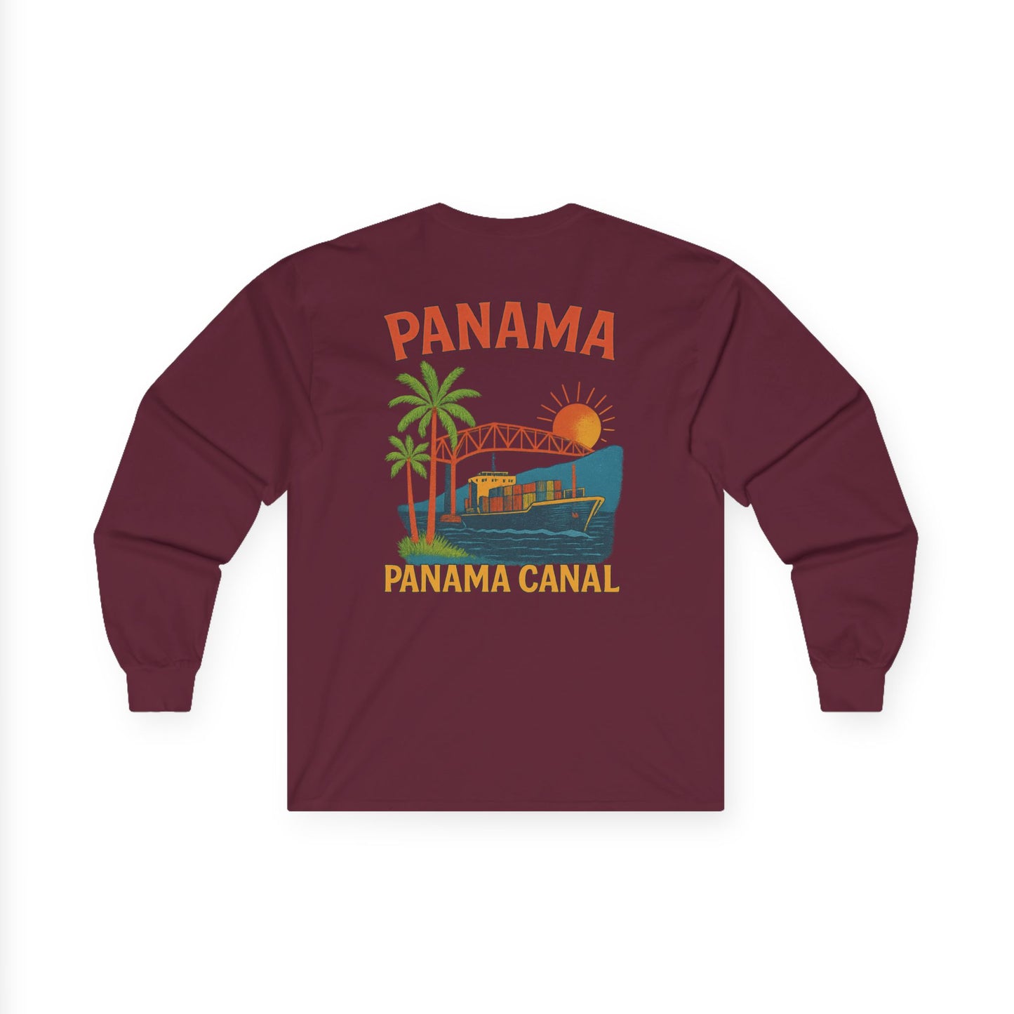 Panama 1980 Retro Long Sleeve Tee