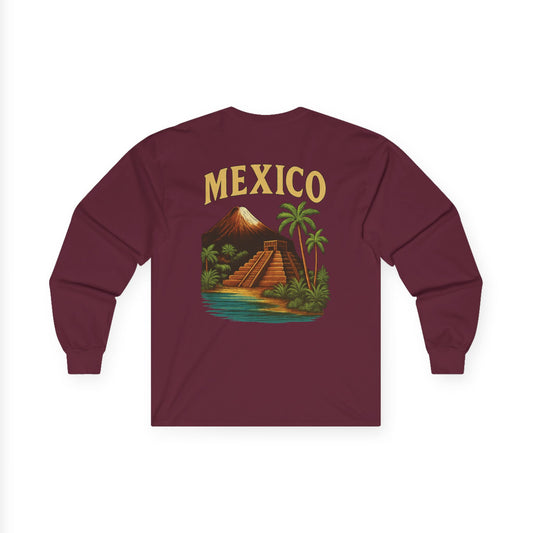 Echoes of México Retro Long Sleeve Tee