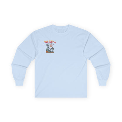 Veracruz Coastline Retro Long Sleeve Tee Colored