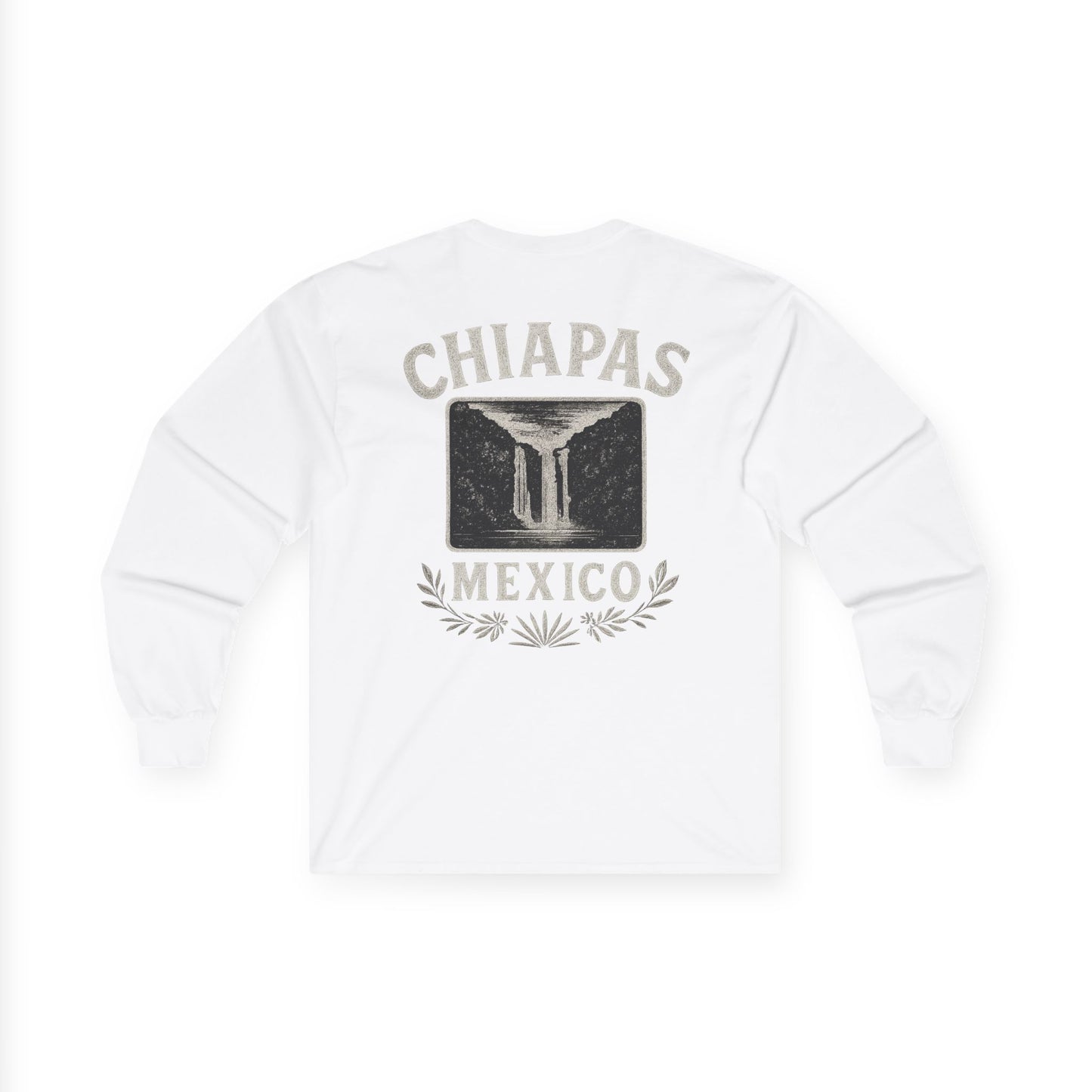 White Falls of Chiapas Long Sleeve Tee