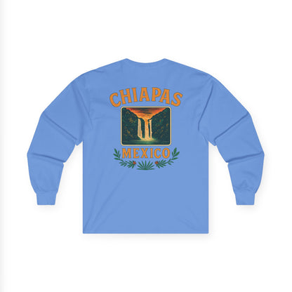 Retro Falls of Chiapas Long Sleeve Tee