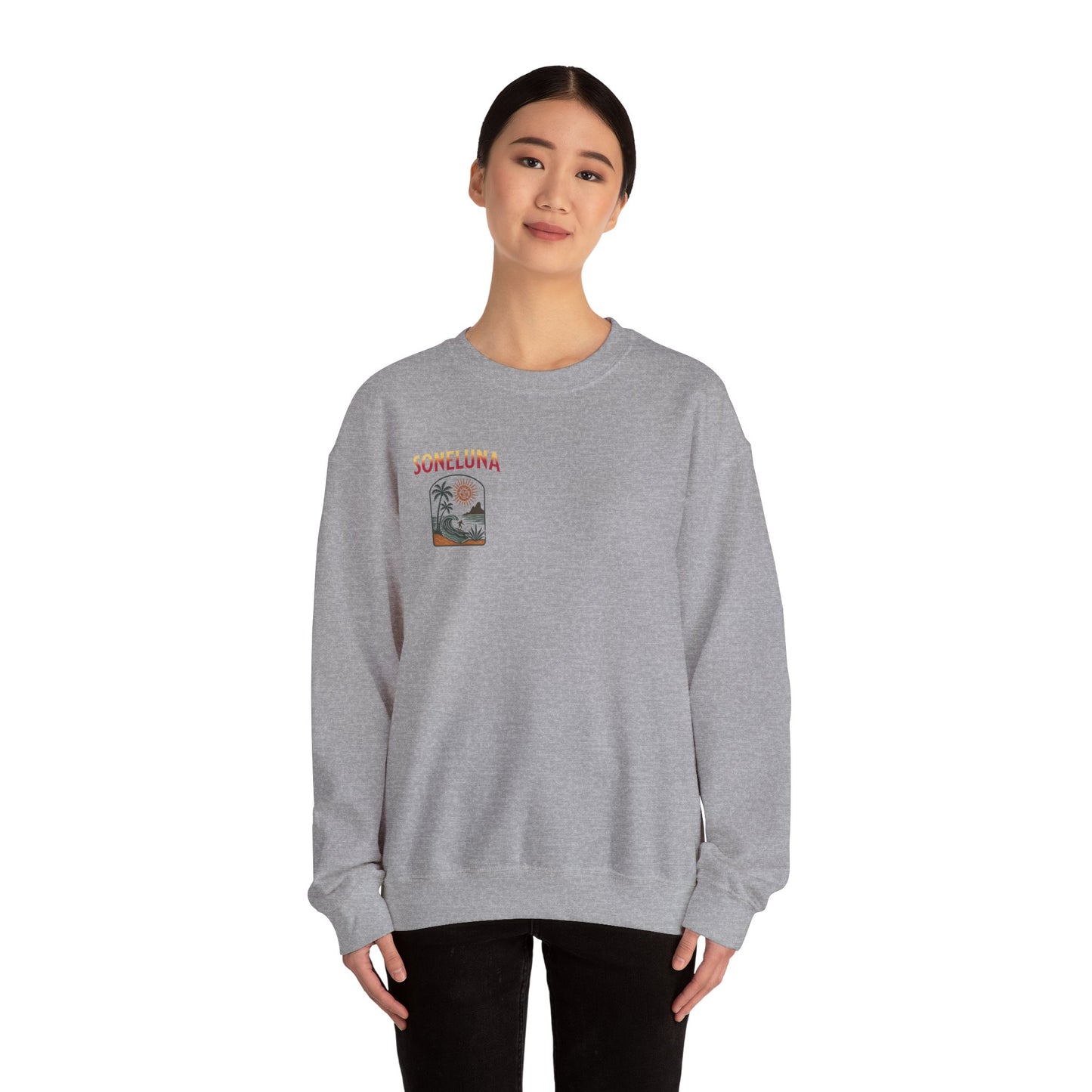 Veracruz Coastline Retro Sweatshirt Tee Colored