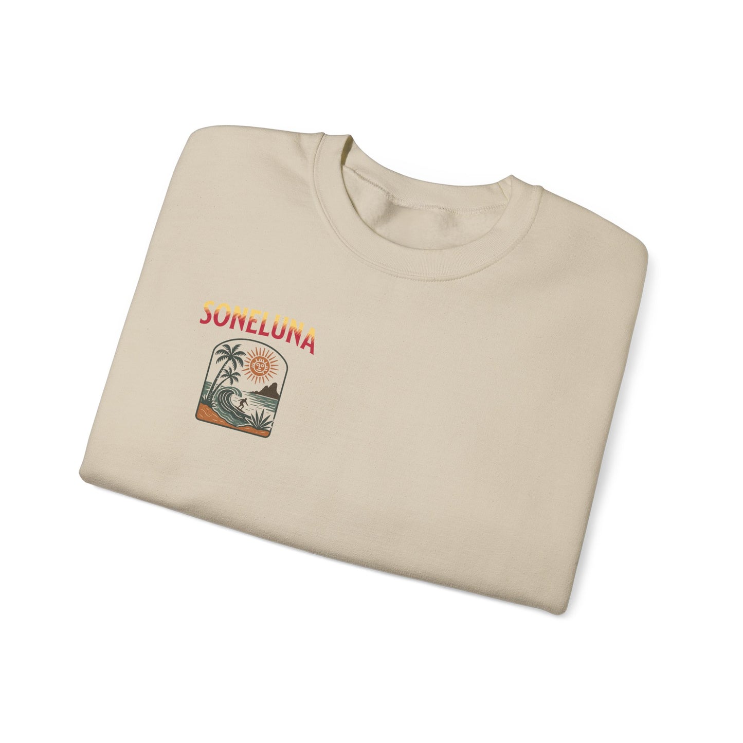 Veracruz Coastline Retro Sweatshirt Tee Colored