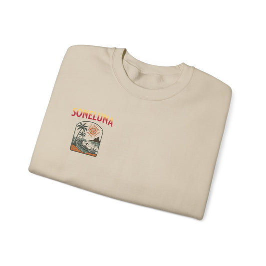 Veracruz Coastline Retro Sweatshirt Tee Colored