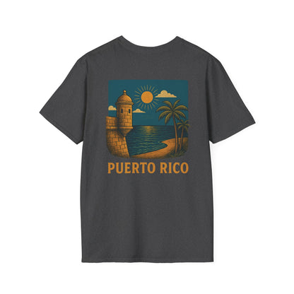 Puerto Rico Retro Sunset Short Sleeve Tee
