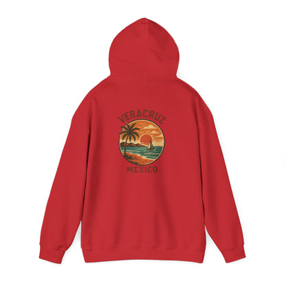 Veracruz Retro Coastline Hoodie Colored
