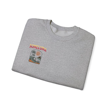 Veracruz Coastline Retro Sweatshirt Tee Colored