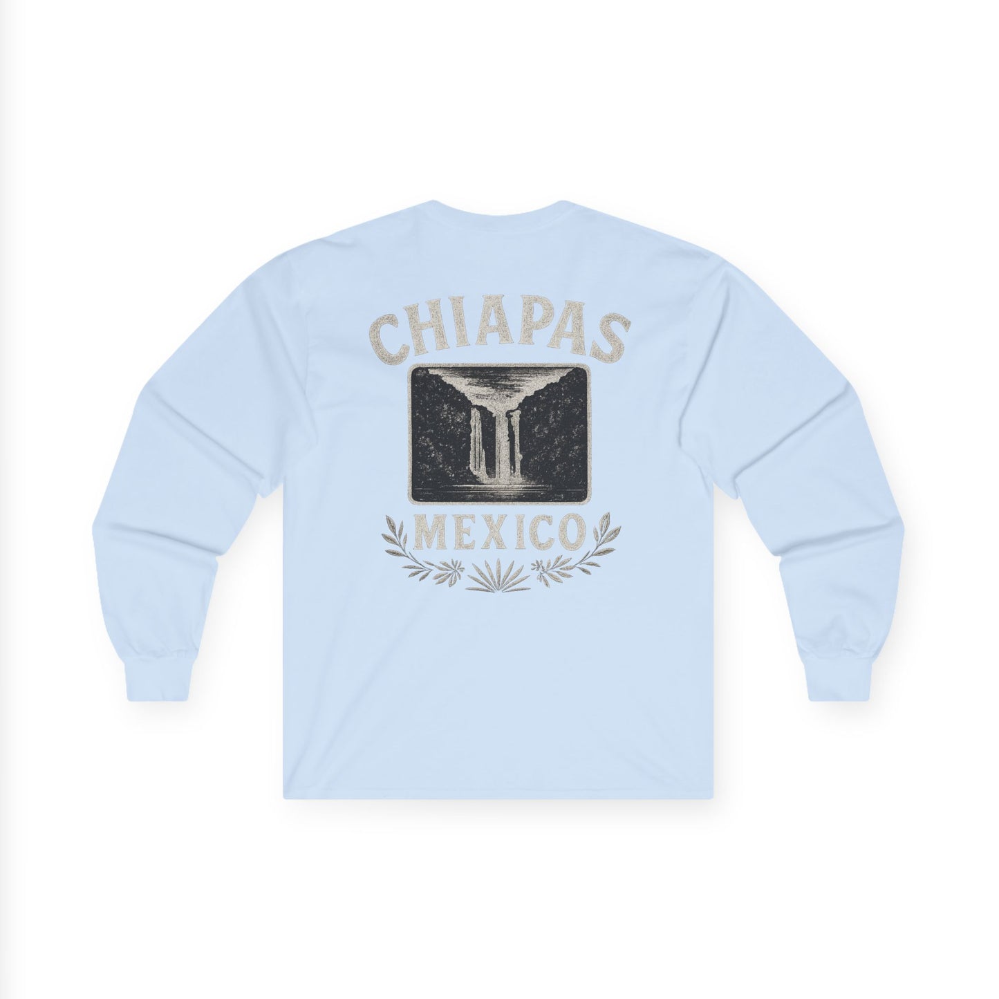 White Falls of Chiapas Long Sleeve Tee