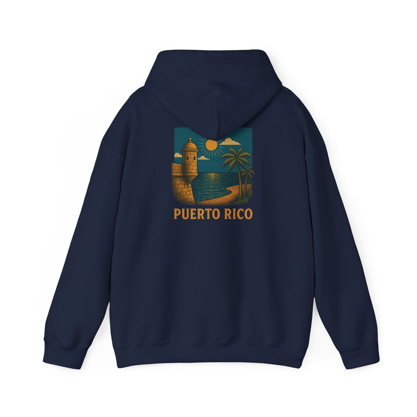 Puerto Rico Retro Sunset Hoodie