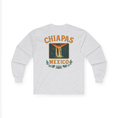 Retro Falls of Chiapas Long Sleeve Tee