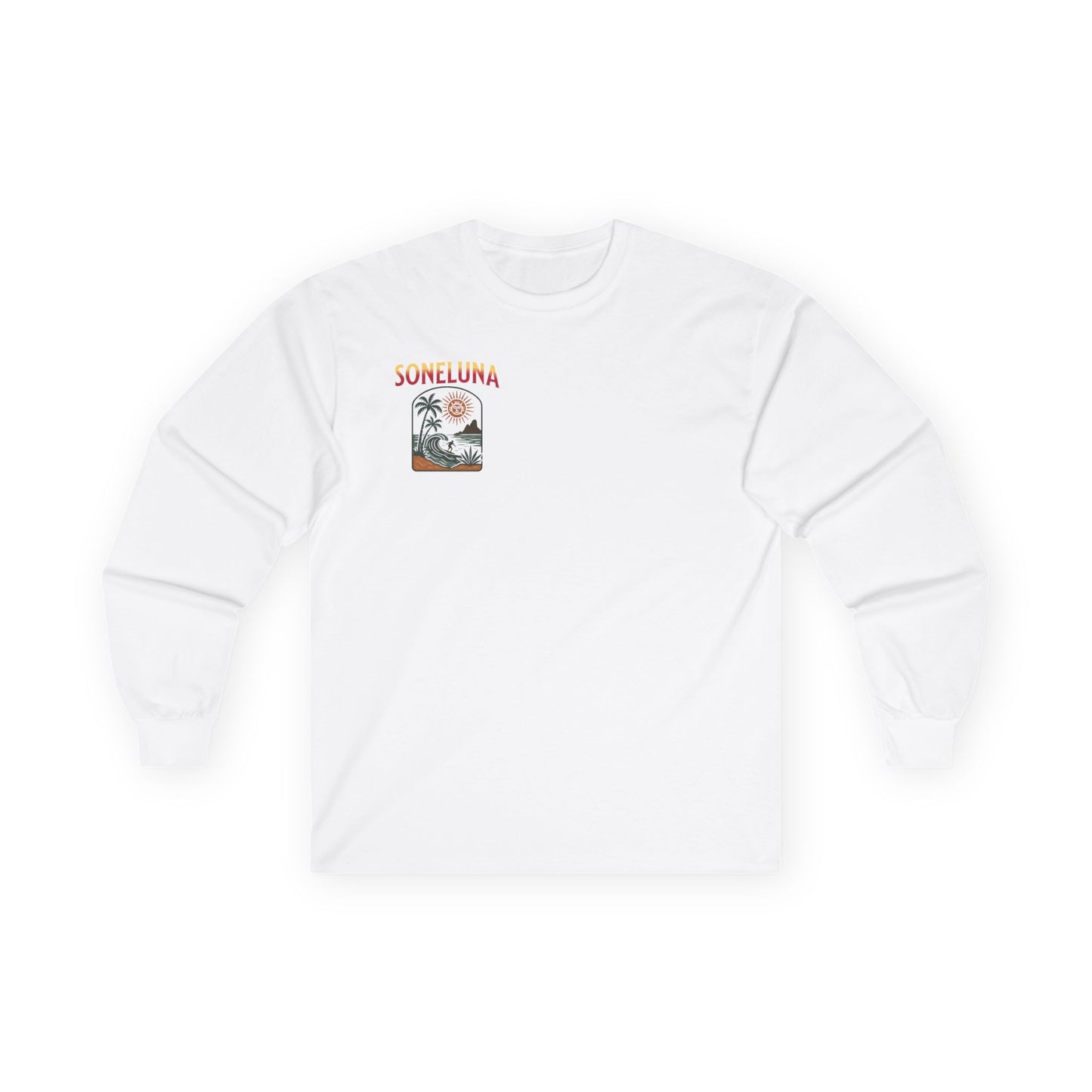 Veracruz Coastline Retro Long Sleeve Tee Colored