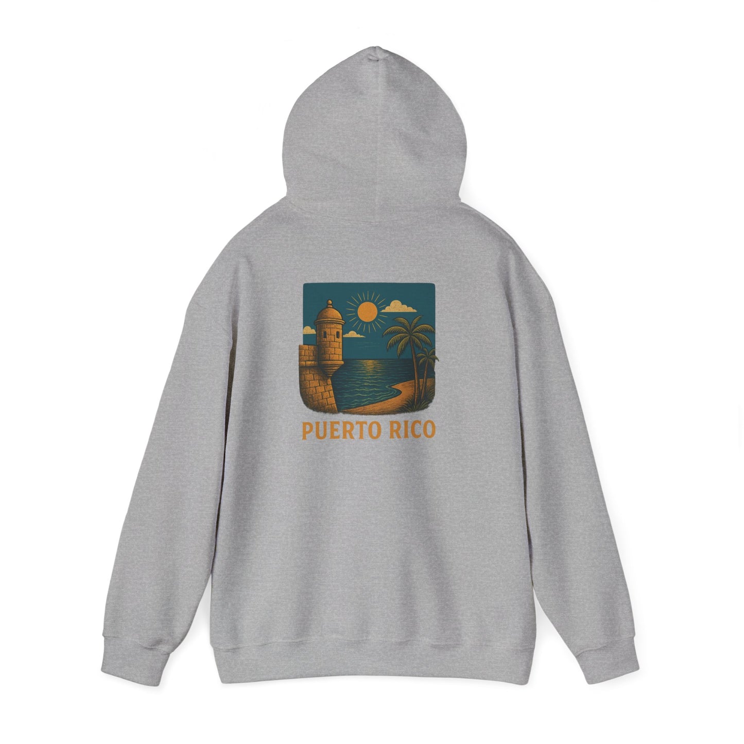 Puerto Rico Retro Sunset Hoodie