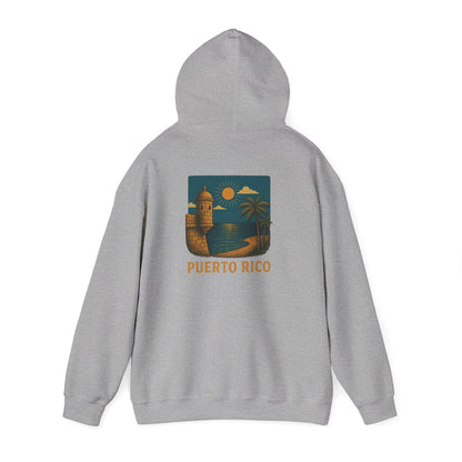 Puerto Rico Retro Sunset Hoodie
