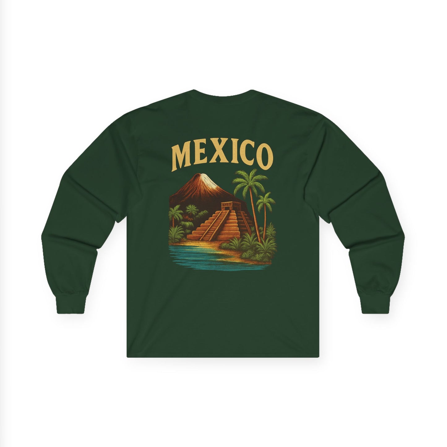 Echoes of México Retro Long Sleeve Tee