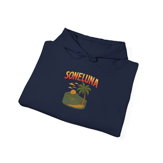 Puerto Rico Retro Sunset Hoodie