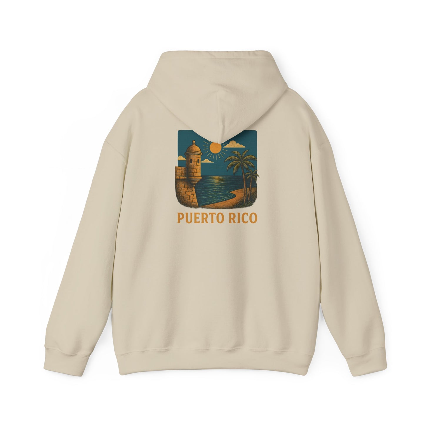 Puerto Rico Retro Sunset Hoodie