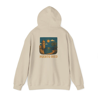 Puerto Rico Retro Sunset Hoodie