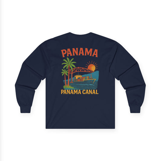 Panama 1980 Retro Long Sleeve Tee