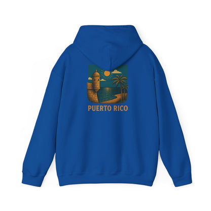 Puerto Rico Retro Sunset Hoodie