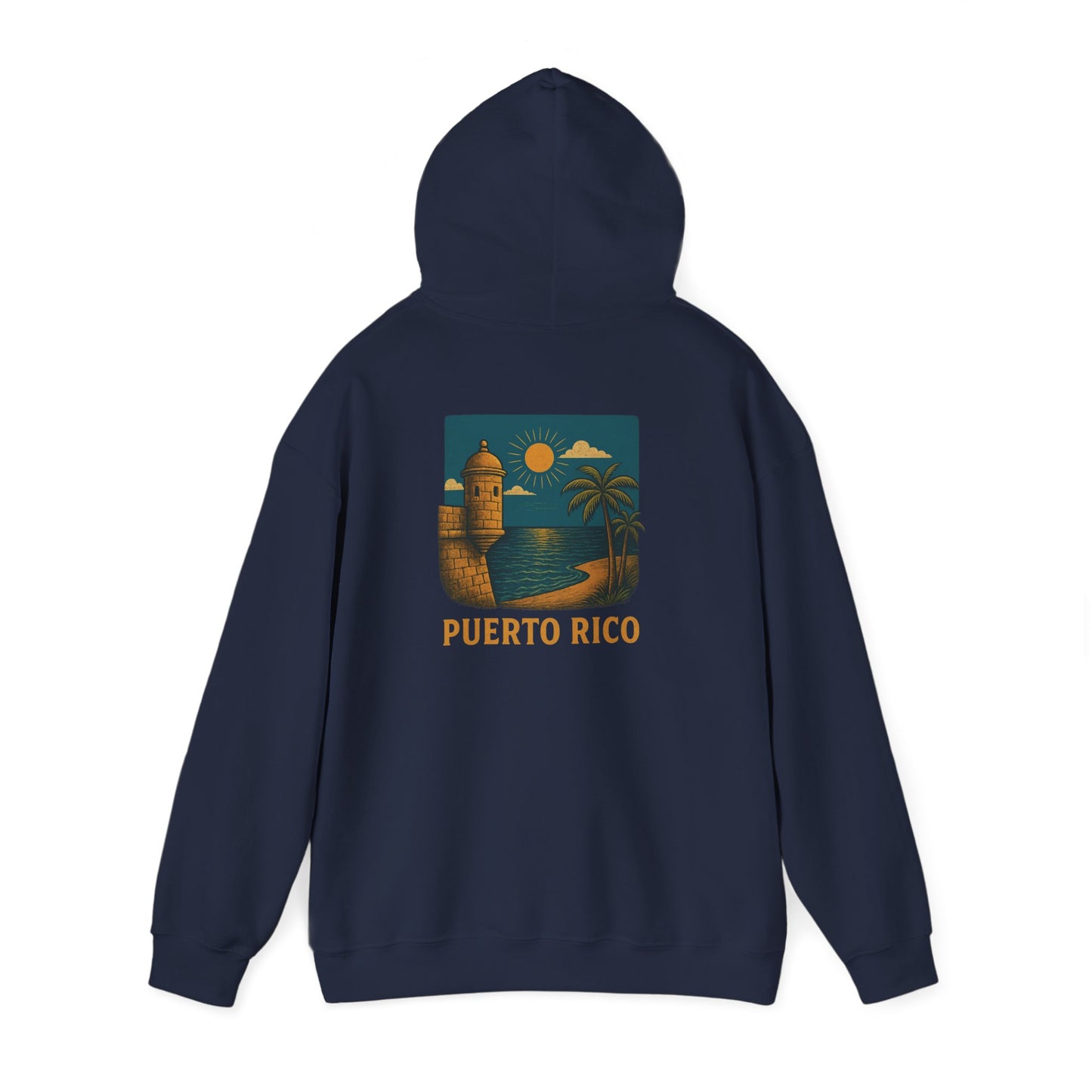 Puerto Rico Retro Sunset Hoodie